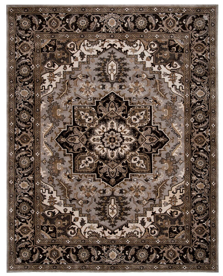 Safavieh Royalty Roy700G Silver / Charcoal Rugs.