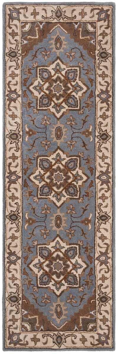 Safavieh Royalty Roy700M Light Blue / Beige Rugs.