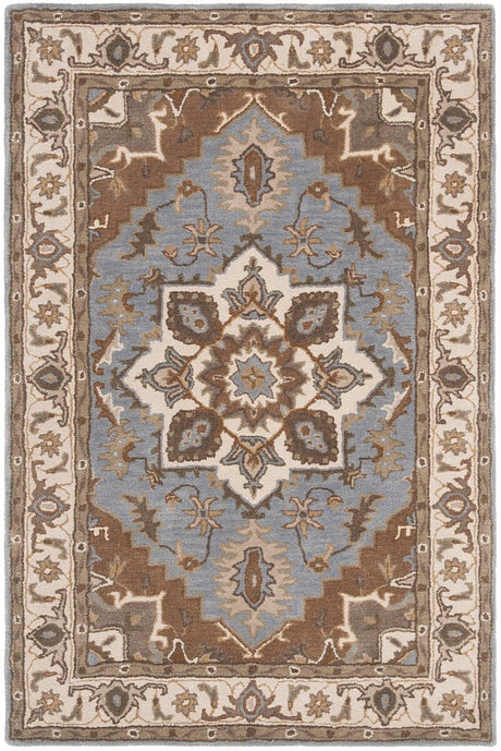 Safavieh Royalty Roy700M Light Blue / Beige Rugs.