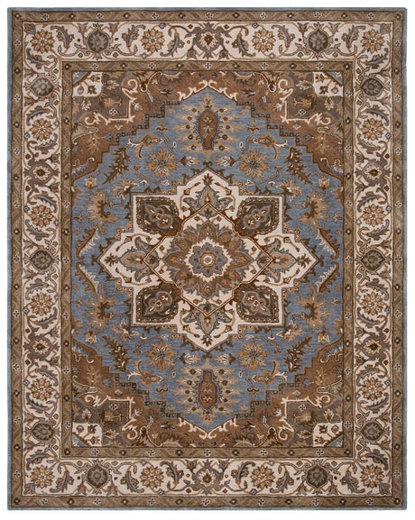 Safavieh Royalty Roy700M Light Blue / Beige Rugs.