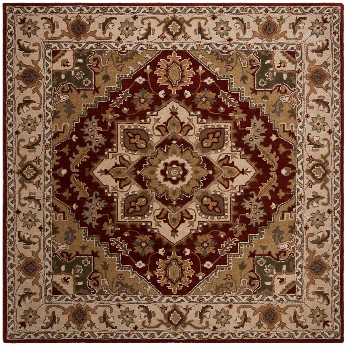 Safavieh Royalty Roy700Q Red / Beige Area Rug