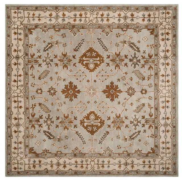 Safavieh Royalty Roy870B Light Grey / Cream Rugs.