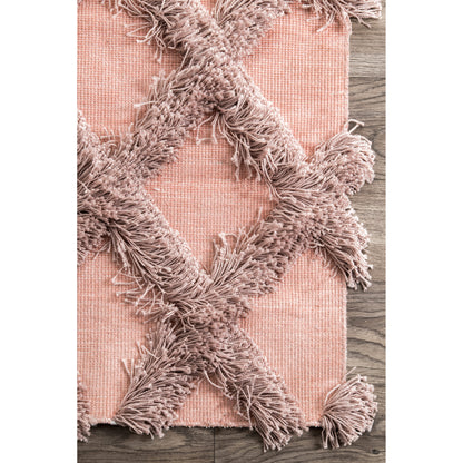 Nuloom Francene Trellis Nfr1462D Pink Area Rug