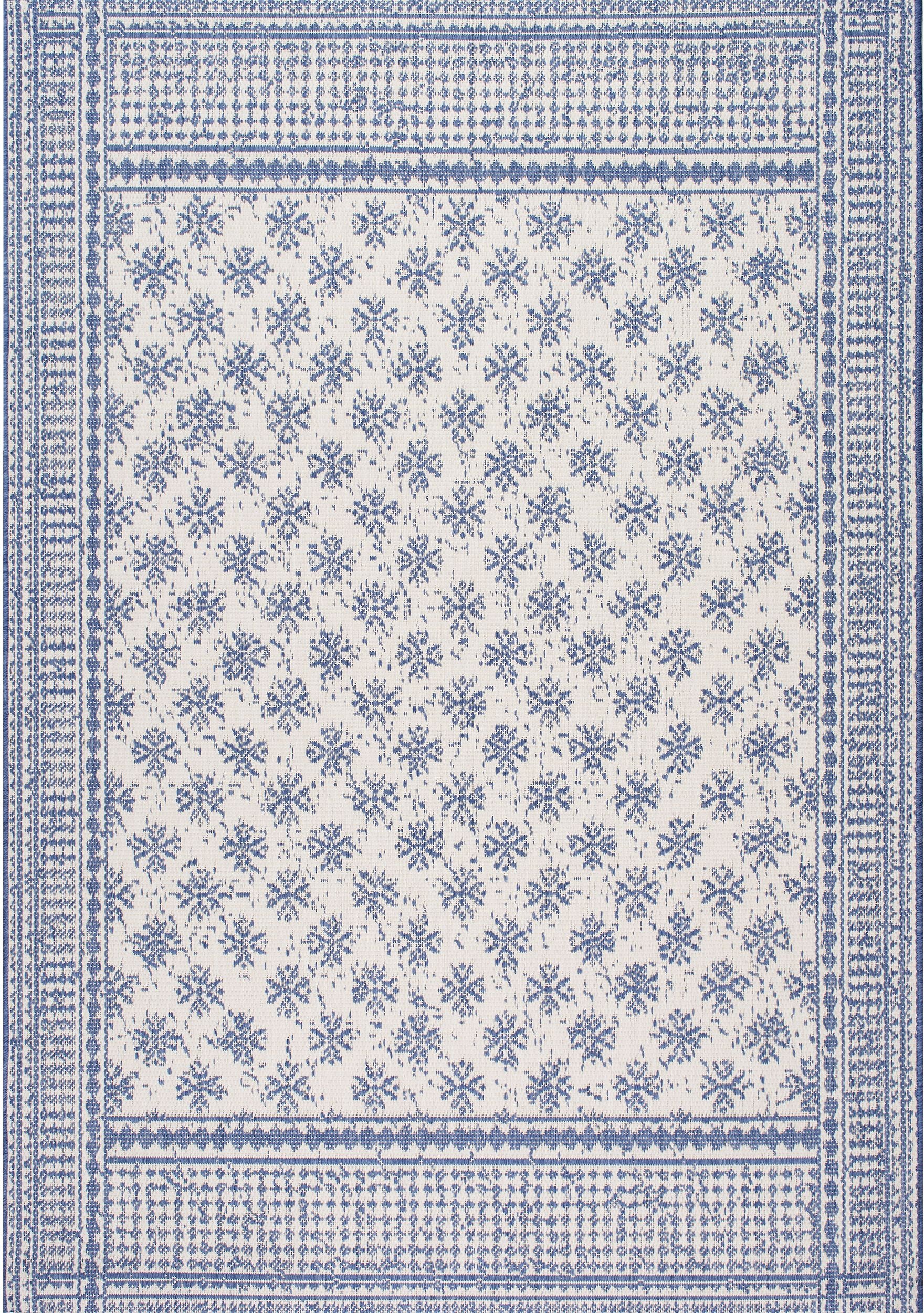 Nuloom Rana Border Nra2856A Blue Area Rug