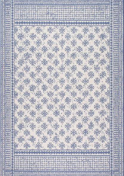 Nuloom Rana Border Nra2856A Blue Area Rug