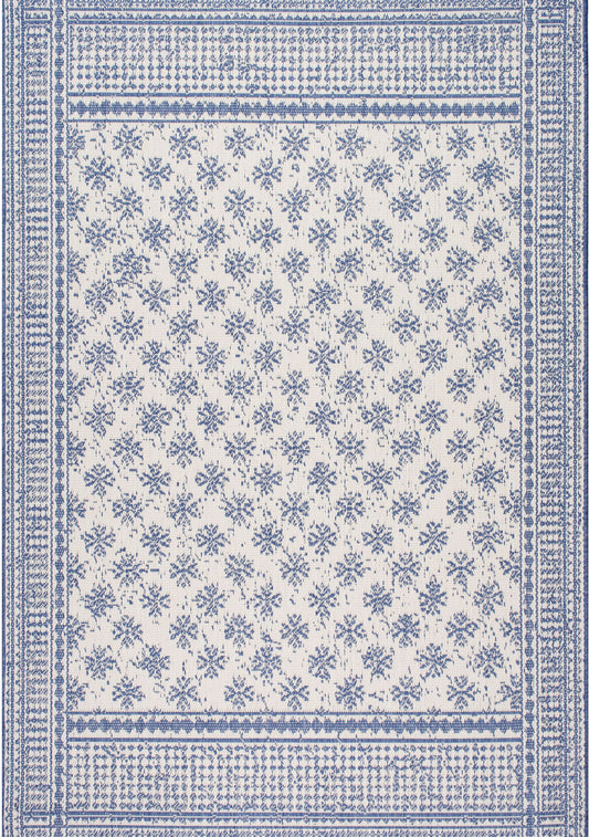 Nuloom Rana Border Nra2856A Blue Area Rug