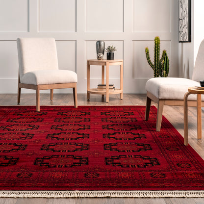 Nuloom Diandra Motif Ndi1829A Red Area Rug