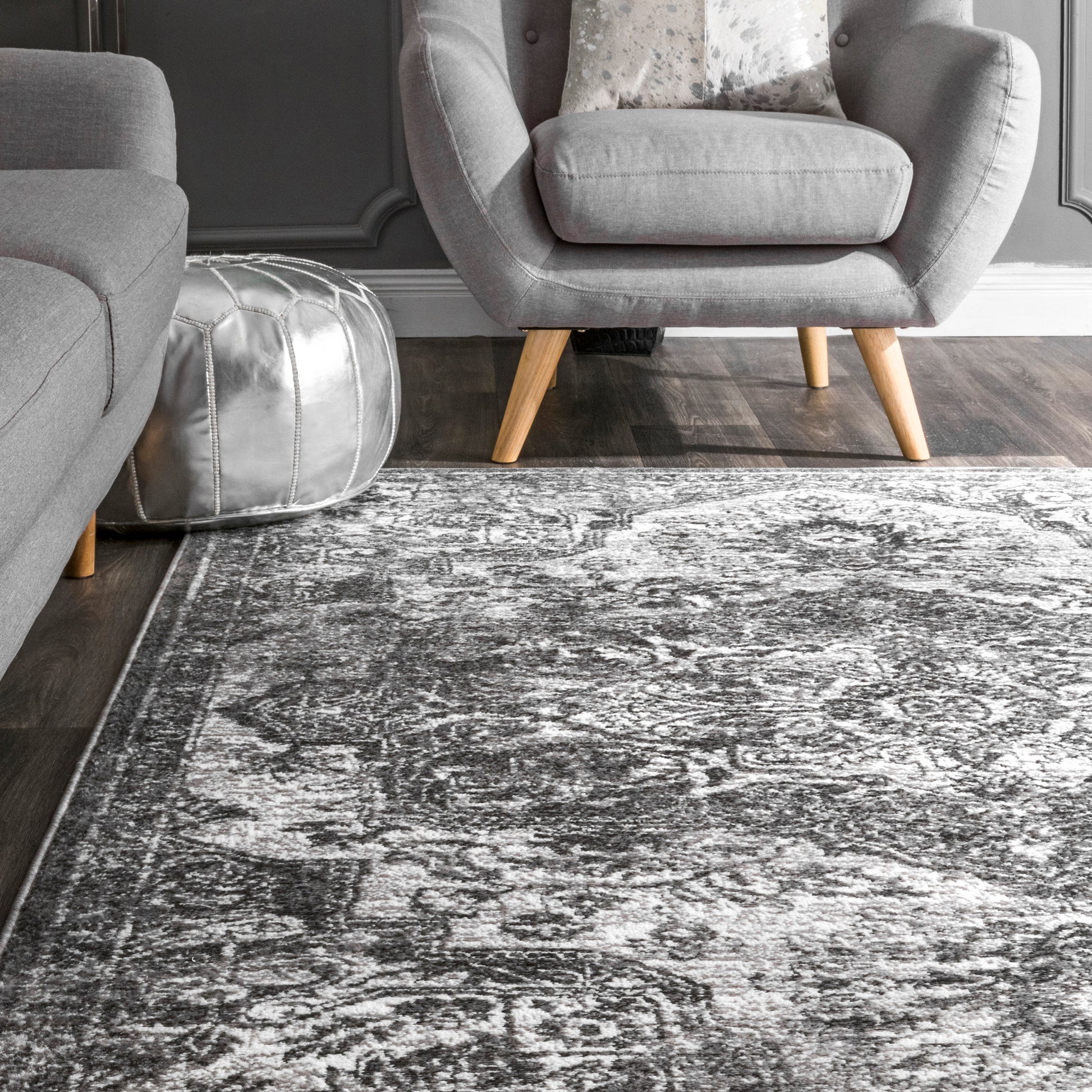 Nuloom Maryanne Nma2460C Gray Area Rug