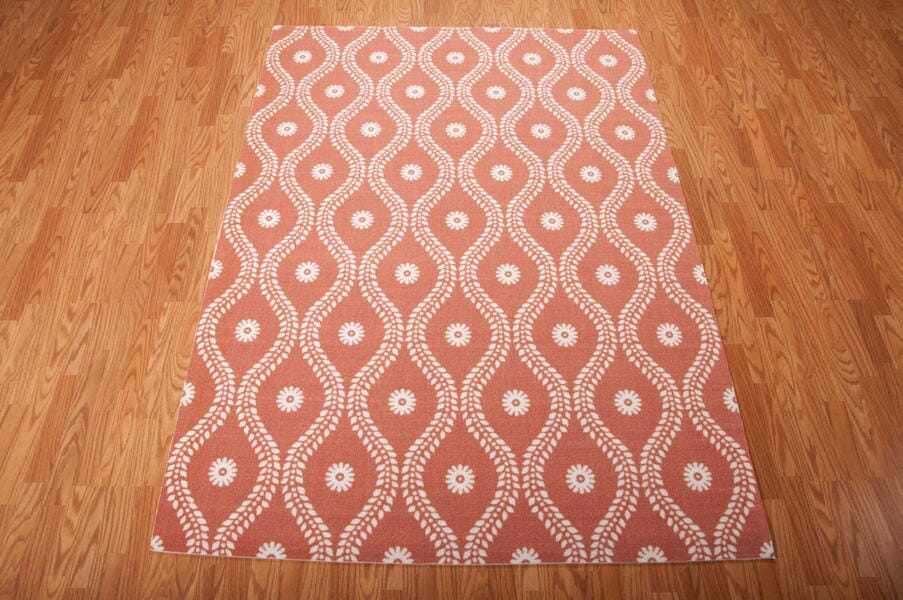 Nourison Home And Garden Rs085 Rust Geometric Area Rug