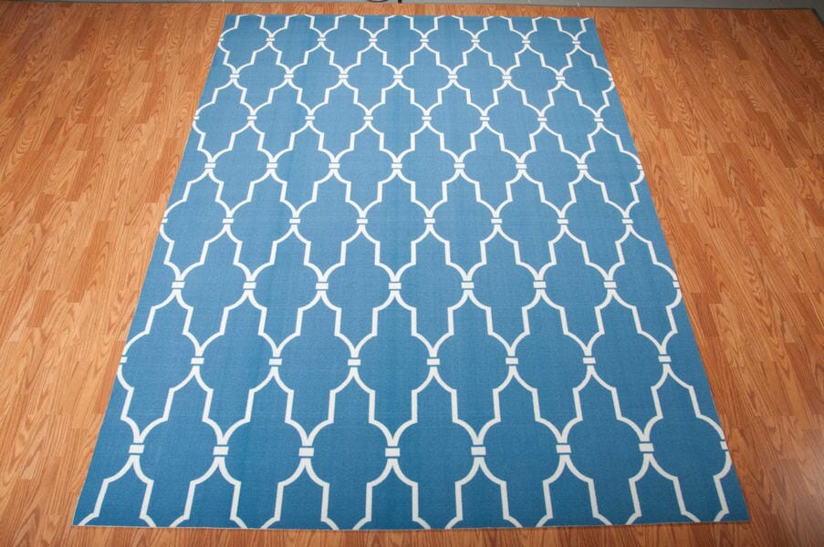 Nourison Home And Garden Rs087 Navy Geometric Area Rug