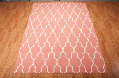 Nourison Home And Garden Rs087 Orange Geometric Area Rug