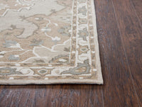 Rizzy Resonant Rs931A Tan, Dark Tan, Taupe, Gray, Ivory Area Rug