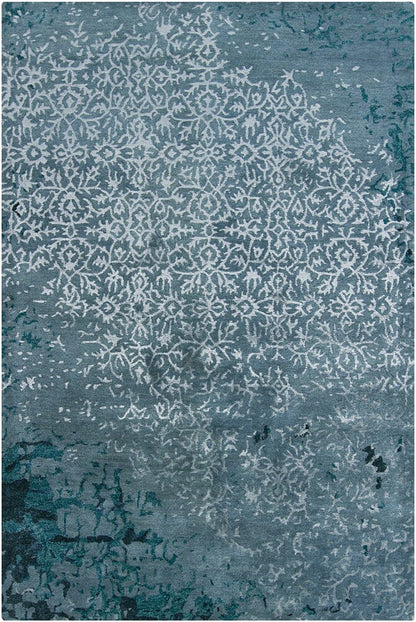 Chandra Rupec Rup39603 Light Blue / Dark Blue Vintage / Distressed Area Rug