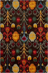 Chandra Rupec Rup39609 Multi / Blue / Orange / Yellow Ikat Area Rug