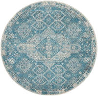 Nourison Tranquil Tra13 Lt.Blue/Ivory Area Rug