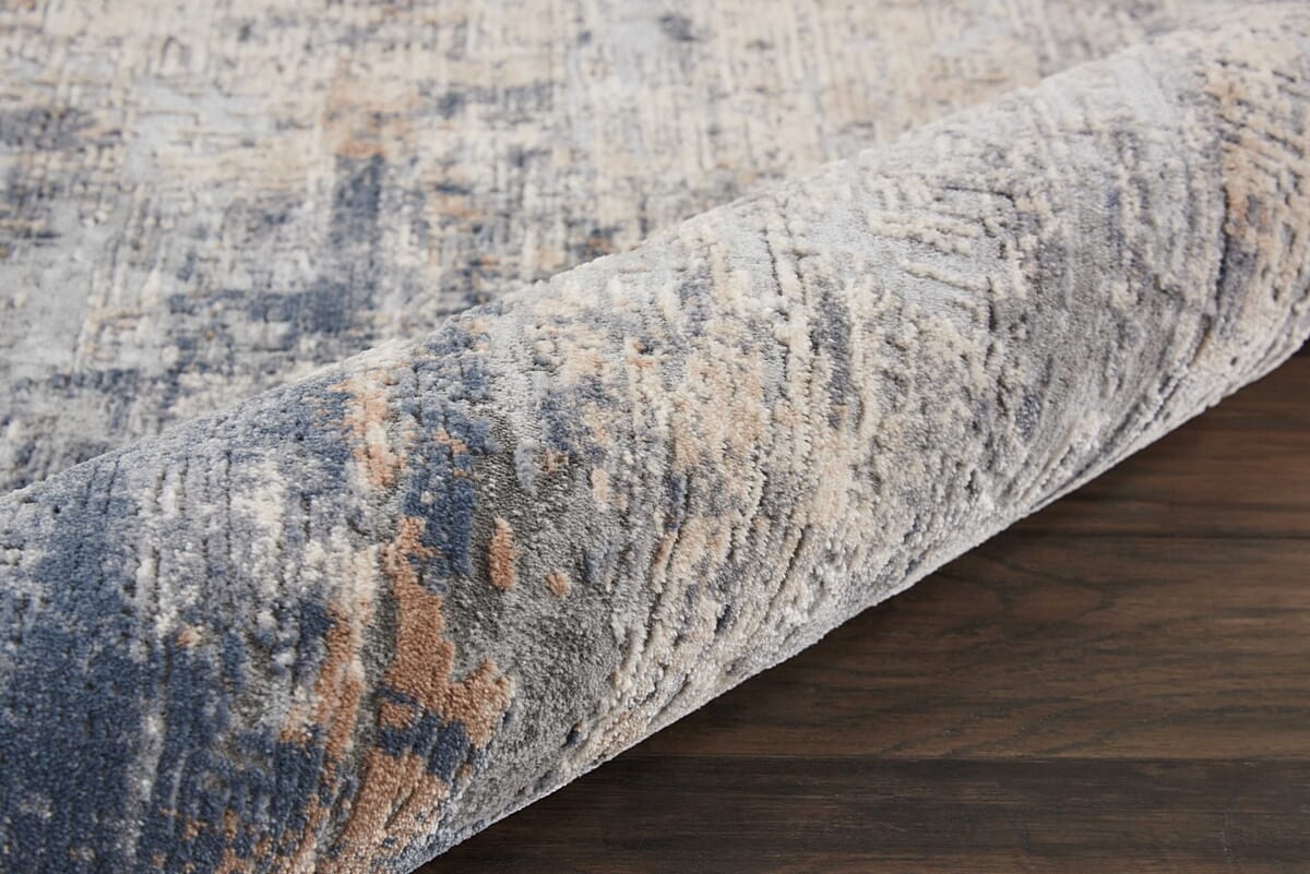 Nourison Rustic Textures Rus01 Grey / Beige Organic / Abstract Area Rug