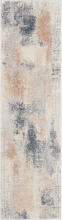 Nourison Rustic Textures Rus02 Beige / Grey Organic / Abstract Area Rug