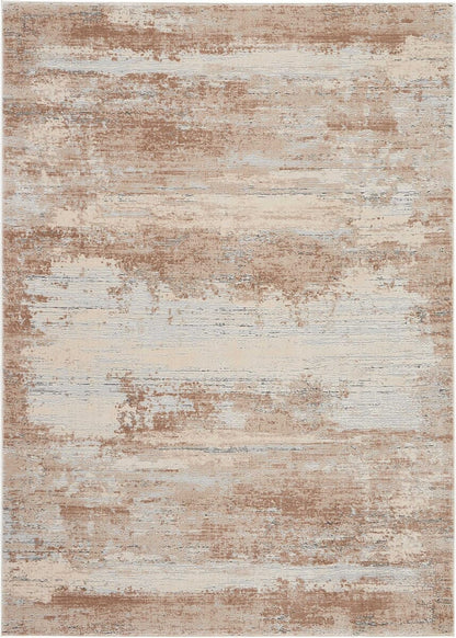 Nourison Rustic Textures Rus03 Beige Organic / Abstract Area Rug