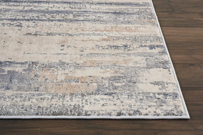 Nourison Rustic Textures Rus04 Beige / Grey Organic / Abstract Area Rug