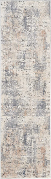 Nourison Rustic Textures Rus05 Beige / Grey Organic / Abstract Area Rug