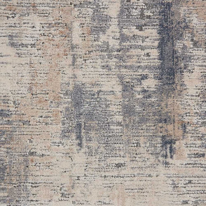 Nourison Rustic Textures Rus05 Beige / Grey Organic / Abstract Area Rug