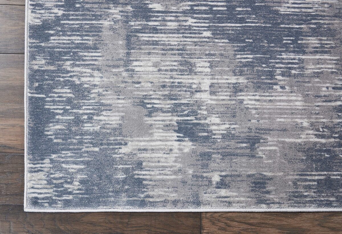 Nourison Rustic Textures Rus05 Grey Organic / Abstract Area Rug