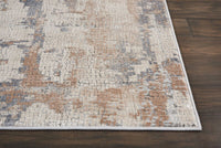 Nourison Rustic Textures Rus06 Beige / Grey Organic / Abstract Area Rug