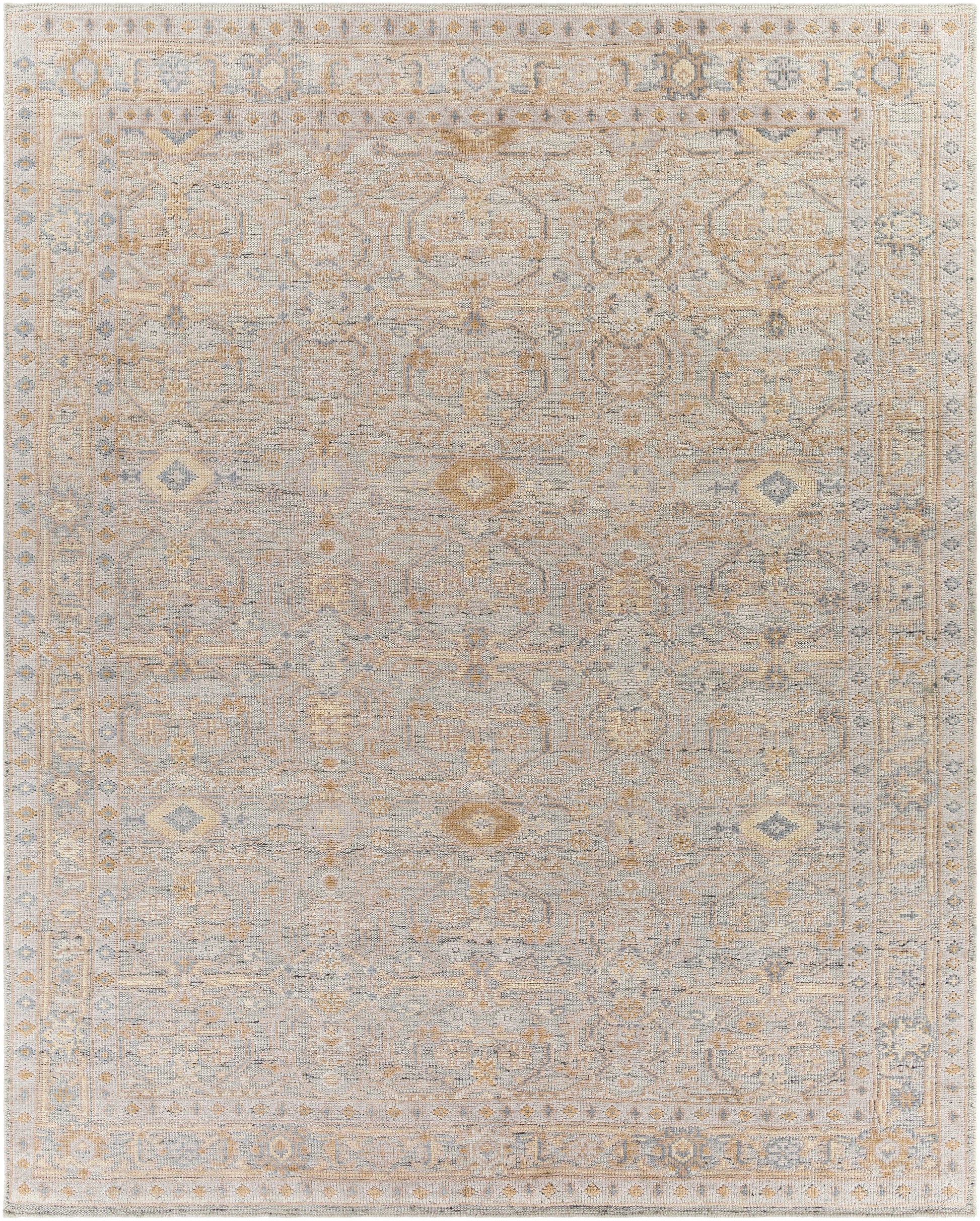 Surya Revere Rve-2308 Medium Gray, Light Gray, Camel, Tan Area Rug