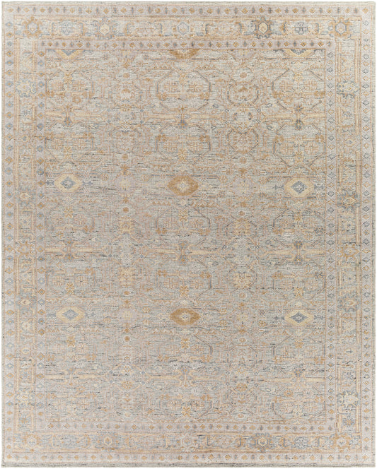 Surya Revere Rve-2308 Medium Gray, Light Gray, Camel, Tan Area Rug