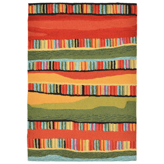 Liora Manne Ravella Fiesta 2262/24 Warm Bohemian Area Rug