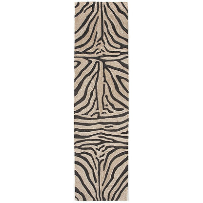 Liora Manne Ravella zebra 2033/48 Black Animal Prints /Images Area Rug