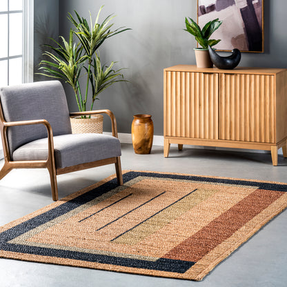 Nuloom Elouise Bordered Nel3435A Multi Area Rug