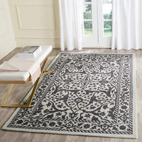 Safavieh Restoration Vintage Rvt102H Silver / Grey Area Rug