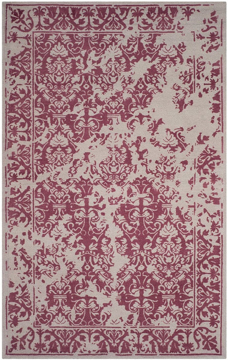 Safavieh Restoration Vintage Rvt103J Silver / Purple Rugs.