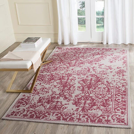 Safavieh Restoration Vintage Rvt103J Silver / Purple Rugs.