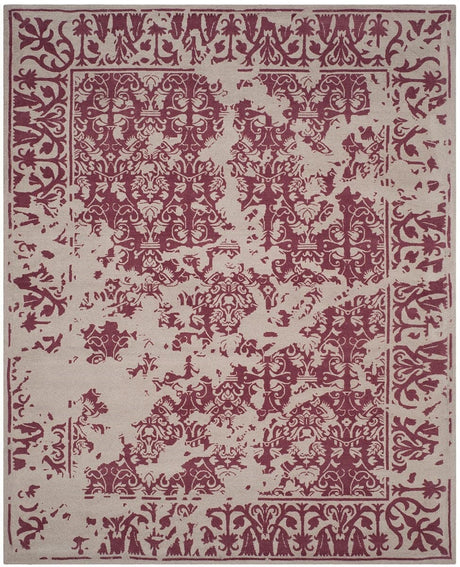 Safavieh Restoration Vintage Rvt103J Silver / Purple Rugs.