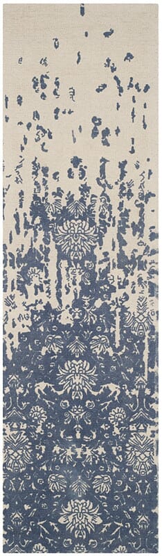 Safavieh Restoration Vintage Rvt104A Ivory / Blue Vintage / Distressed Area Rug