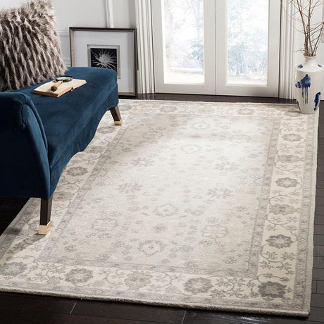 Safavieh Restoration Vintage Rvt401G Ivory / Silver Rugs.