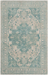 Safavieh Restoration Vintage Rvt421A Ivory / Turquoise Rugs.