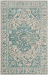 Safavieh Restoration Vintage Rvt421A Ivory / Turquoise Rugs.