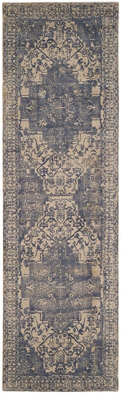 Safavieh Restoration Vintage Rvt421B Blue / Grey Rugs.