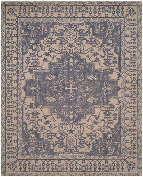 Safavieh Restoration Vintage Rvt421B Blue / Grey Rugs.