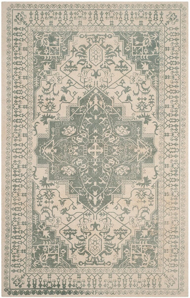 Safavieh Restoration Vintage Rvt421C Grey / Ivory Area Rug