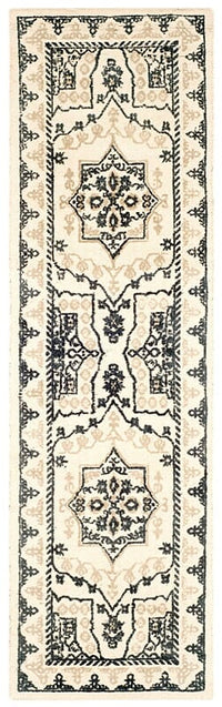 Safavieh Restoration Vintage Rvt424A Ivory / Charcoal Area Rug