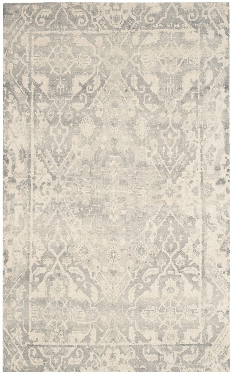 Safavieh Restoration Vintage Rvt532B Light Grey / Ivory Vintage / Distressed Area Rug