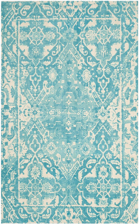 Safavieh Restoration Vintage Rvt532C Light Blue / Ivory Rugs.