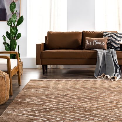 Nuloom Sharie And Global Inspired Nsh2783A Brown Area Rug