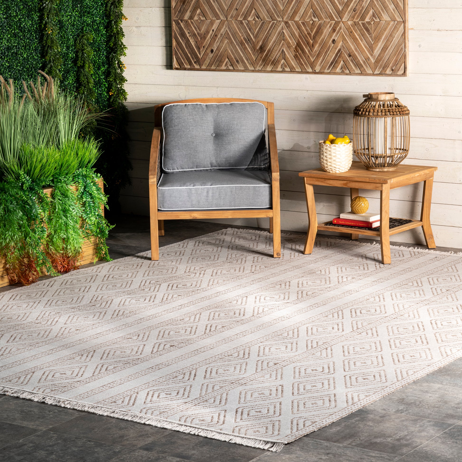 Nuloom Striped Miriam Nst1482A Beige Area Rug