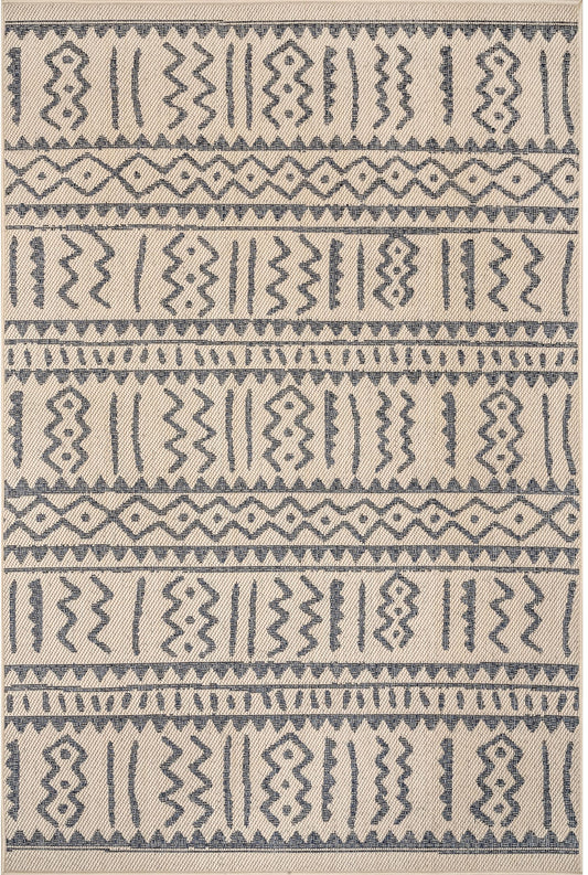 Nuloom Noemi Tribal Relief Nno2846A Light Gray Area Rug