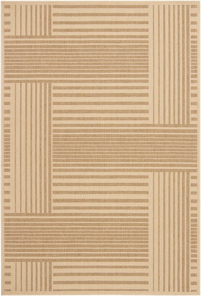 Chandra Ryan Rya22212 Beige / Brown Geometric Area Rug